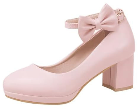 HSyc JRX Escarpins à talons hauts pour femme avec nœud