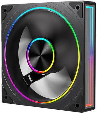 Jungle Leopard Transwarp Double-Aura A-RGB Ventilateur 120MM (BK, 1)