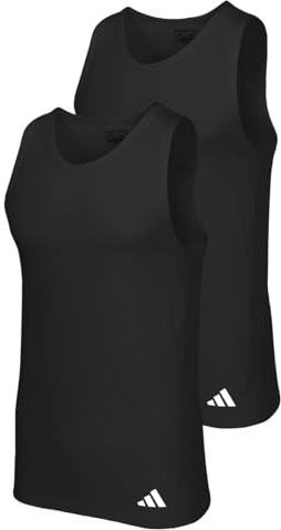 Adidas Herren Adidas Herren Unterwäsche Tank Top (2pk) - Active Flex Cotton Unterhemd