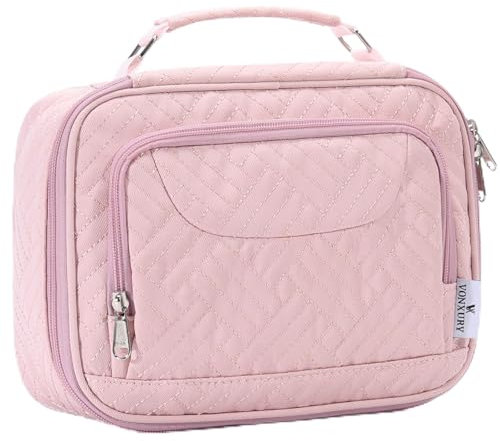 VX VONXURY Federmäppchen, Großes Fassungsvermögen Federtasche, tragbarer Stift-Organizer mit 2 Abnehmbaren Ebenen, 54 Stück, Maeppchen für Schule, Büro, Uni, Make-up-Tasche