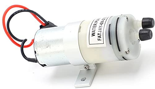 Pompe de Refroidissement à Eau pour Bateau RC 370, Pompe à Eau RC, Pompe de Refroidissement à Eau, Alliage d'aluminium + Plastique avec Prise JR et Interrupteur 3-6 V Modèle 370
