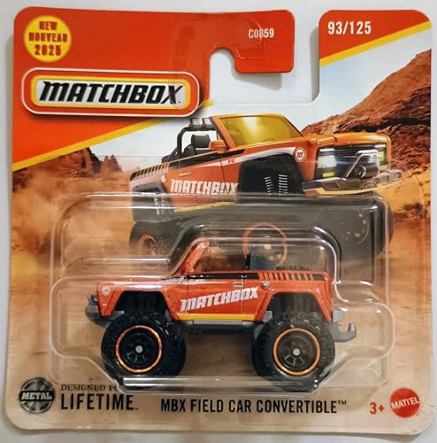 Matchbox 2025 - MBX Field Car Convertible [Orange] orange 93/125
