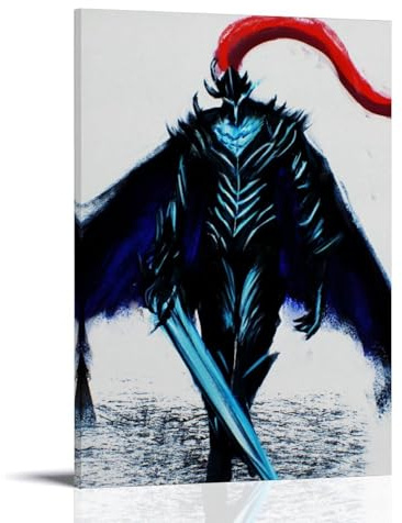 DaranKaep Igris Solo Leveling Anime Poster Dekorative Malerei Leinwand Wandkunst Wohnzimmer Poster Schlafzimmer Malerei,Wandkunst Bilddruck Moderne Familienzimmer Dekor 16x24inch(40x60cm)