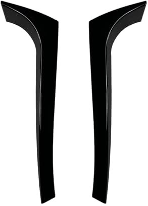 Auto Heckspoiler Für VW Für Golf 5 Für GTI R32 Auto Hinten Seite Spoiler Trim Flügel Schwanz Fenster Deckel Heckspoiler Flügel(Gloss Black)