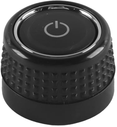 Ausi Perillas de radio para automóvil Botón de control de volumen estéreo Perilla giratoria para compatible con VW Golf 6/7 y compatible con Skoda Octavia III Izquierda