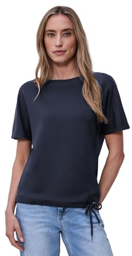 Damen Dropped Shoulder Shirt mit Rippdetail
