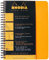 RHODIA 193428C - Cahier à Spirale (Reliure Intégrale) Notebook Orange - A5+ 16 x 21 cm- Petits Carreaux - 160 pages Détachables - Papier Clairefontaine Blanc 80 g/m² - Couverture Souple et Résistante