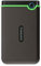 Transcend StoreJet 25M3 - Disco duro externo de 1 TB (ultra resistente de grado militar, 2.5, USB 3.0), gris y verde
