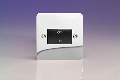 Varilight 10A Fan Isolating Switch (3 Pole) Polished Chrome XFCFIB