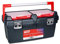 Tayg 167003 Werkzeugkasten aus Kunststoff-Aluminium Nr.600 Werkzeugkoffer 600/600 x 305 x 295 mm/schwarz-rot