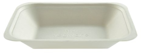 Vegware VW-C2 Bagasse Chip Tray, Medium, 7 x 5 - Pack of 500