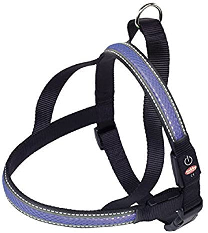 Nobby Norwegergeschirr Flash MESH, blau M: L: 60-75 cm + 52 cm, B: 25 mm, 1 Stück