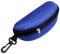 Bluelans® Travel Portable Hard Zipper Case Box Eye Glasses Sunglasses Bag with Carabiner Hook (Blue)