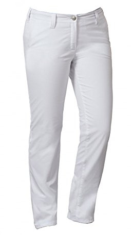 BP 1734-686-21-40l Damen-Chinos, Stretch-Stoff, 230,00 g/m² Stoffmischung mit Stretch, weiß, 40l