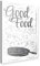 artboxONE Alu-Print 30x20 cm Good Food Coal von Künstler Anna Kozlenko