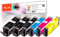 Peach C550/551/555 Spar Pack Plus Druckerpatronen (2xBK, PBK, C, M, Y) ersetzt Canon PGI-550*2, CLI-551 für z.B. Canon Pixma IP 7250, Canon Pixma MX 925, Canon Pixma IP 7200, Canon Pixma MG 7550