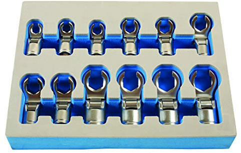 Laser 7165 Flexible Crows Foot Wrench Set 3/8D 12pc