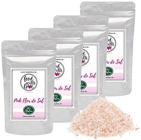 Azafran Flor de Sal Rosa by Food with Love, Fleur de Sel, Salzblume Flocken 1kg