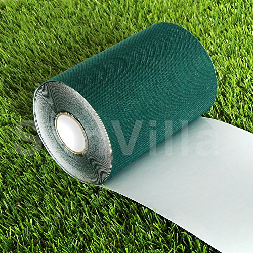 SunVilla Artificial Grass Green Joining Fixing Turf Tape Self Adhesive Lawn Carpet Seaming Tape -6 IN x 33 FT (15 cm X 10 m)