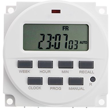 LCD Digital Timer 15,98 Zoll 12V DC 7 Tage Programmierbare Zeitschaltuhr TM618N-4 Von Yyooo