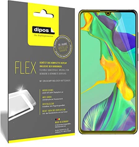 dipos I 3X Pellicola Protettiva Compatibile con Huawei P30 - Rivestimento del Display al 100% - Pellicola di Protezione