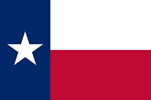 2X Auto Aufkleber Texas - Flagge 2X Car Sticker Fahne US Bundesstaat (ca. 8x5 cm)