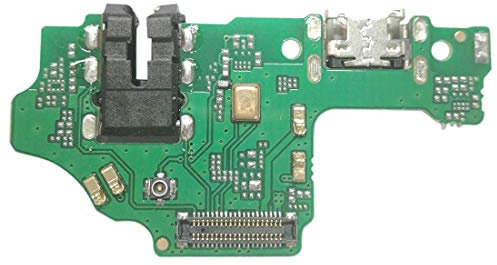 Pièce de rechange circuit module carte PCB port micro USB en connecteur jack de charge charge + microphone appels DC Board Sync données + jack écouteurs compatibles pour Huawei Honor 8X View 10 Lite
