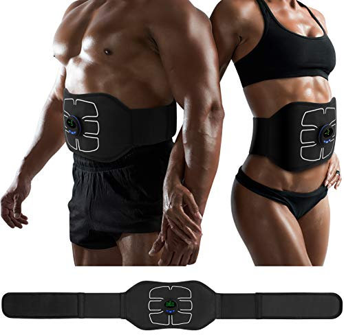 MarCoolTrip MZ ABS-Stimulator, Bauchmuskeltrainer, tragbarer Bauchmuskel-Stimulator, Heimbüro, Fitness-Trainingsgerät für Bauch, Arme, Beine