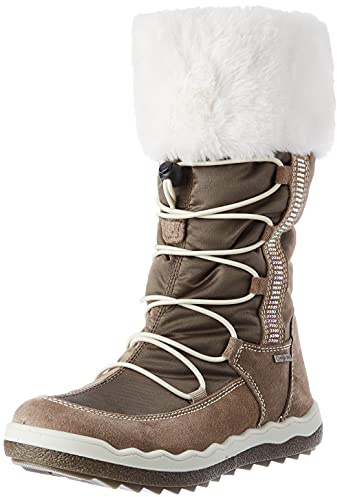 Primigi PFZGT 83825, Stivali da Neve, Bambine e Ragazze, Marrone (Marmot Piet Pan), 28 EU