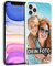 Personalisierte Handyhülle für Apple iPhone 11 Pro Max - Individuell selbst gestalten mit Foto und Text - Transparente Hülle aus Silikon