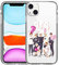 Fashion-BTS-10 Schutzhülle für iPhone 13, cooles, einzigartiges Design, weiches TPU, stoßfest, transparent, für Herren/Damen/Mädchen/Jungen