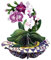 Santoro Pirouette 3D Pop Up Grußkarte - Orchidee - Geburtstagsgeschenk für sie, Mutter, Tochter, Ehefrau, Freundin | Jahrestag, Thinking of You, Dankeskarte | Blumenkarte zum Muttertag