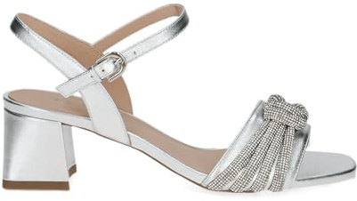 Peter Kaiser Damen - Sandaletten 78242 in Silber Glattleder