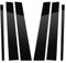 MOTOHIRO Montanti for pilastri lucidi adatti for VW Golf 6 7 8 MK6 MK7 MK8 Pilastri for porte Post Trim Car Window B-Pillars Adesivi decorativi 4/6 pezzi Auto Adesivi Montante B (Size : Golf 6 MK6 20