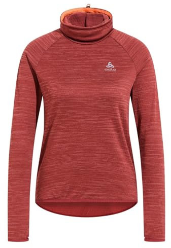 Odlo Damen Laufoberteil Run Easy WARM, Spiced Apple Melange, S
