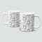 online-hut - Tasse - Kaffeebecher - Beauty & Nails - Schwarz Weisse Tasse - Nagelgel/Lack Flaschen - NL09