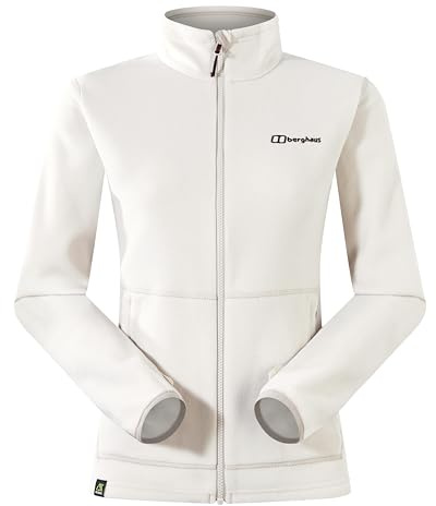 Berghaus Prism 2.0 Micro Fleece Jacke für Damen, Stone/Cedar Brown, 10
