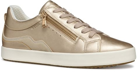 Geox D BLOMIEE J, Zapatillas Mujer, Lt Gold/Lt Taupe, 37 EU