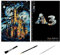 Fantasyland Scratchboard-Set, 405 x 285 mm, DIY Glow-in-the-dark Cartoon Fantasy Nachtlandschaft, schwarzbeschichtetes buntes Kratzpapier mit Werkzeugset (Leuchtendes Schloss)
