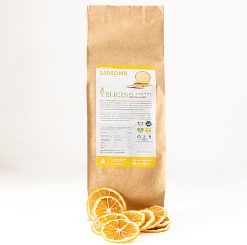 Biocal® - Fette di Limone essiccato naturale per cocktail - 150g