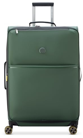 DELSEY Paris – Turenne Soft – weicher Koffer erweiterbar – 76 cm x 50 cm x 33 cm – XL – Grün