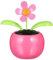 ibasenice Solar Wackelblume Auto Deko, Solarblume Wackelfigur FüR Armaturenbrett, Solarbetrieben, Pink, 11cm
