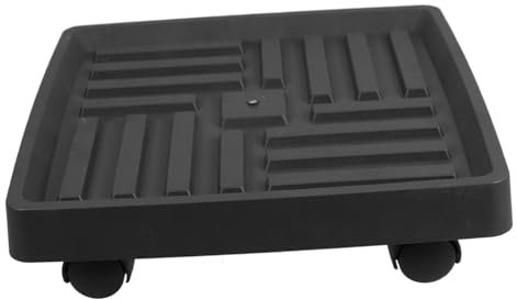 DIKACA Bandeja de Jardinera móvil nimiedad bandejas para macetas para Plantas Bandeja móvil para Plantas Bandeja para macetas al Aire maceteros bandejas de Plantas páginas Dark Grey
