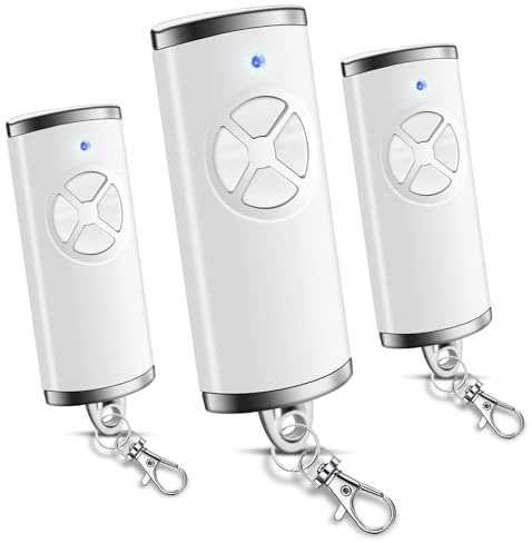Garagentor Handsender 868,3 BS MHz, Garagentor Fernbedienung Kompatibel mit HSE-4-868-BS, HSE2-868-BS, HS4-868-BS, HS1-868-BS, HSS4-868-BS, HSP4-868-BS Garagentoröffner (Weiß HSE4-BS 3PCS)