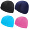 4 Pezzi Cuffia Da Nuoto Elastica Unisex, Panno in poliestere Cuffia da Bagno, Morbida Traspirante e Ad Asciugatura Rapida, Per Sport Acquatici,Taglia Unica(4 Colori)