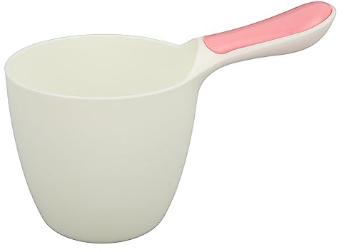 Sahgsa Tasse de Rinçage de Bain pour bébé, Poignée Confortable, Tasse de Rinçage de Bain pour Enfants de Couleur Vive et Sûre, Adaptée au Baptême, Etc., en Plastique