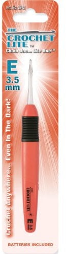 The Crochet Lite - Rot E (3,5 mm) Häkelnadel - 1 Stück