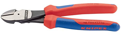 Knipex 88145 200mm High Leverage Diagonal Side Cutter with Comfort Grip Handles