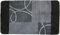 Kleine Wolke Badteppich Curly grau 70 x 120 cm