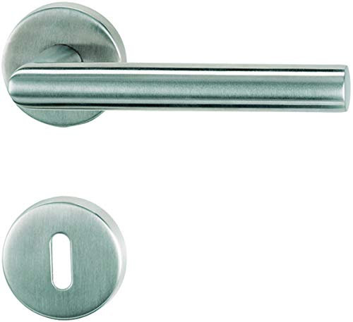 FRASCIO Türdrücker/Türbeschlag - LUCIA - Edelstahl - WC-Garnitur